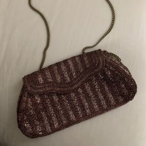 Anthropologie Beaded Clutch